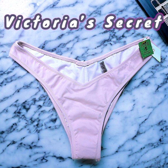 Victoria's Secret PINK Swim V-Front Itsy Bikini Bottom size small NWT - Picture 1 of 8